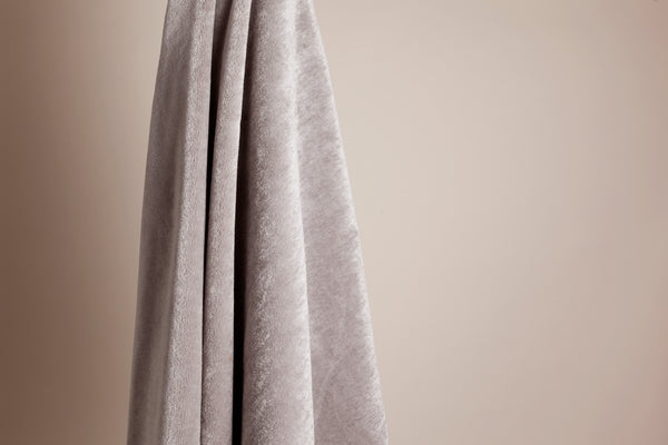 Close up of teddy mohair fabric