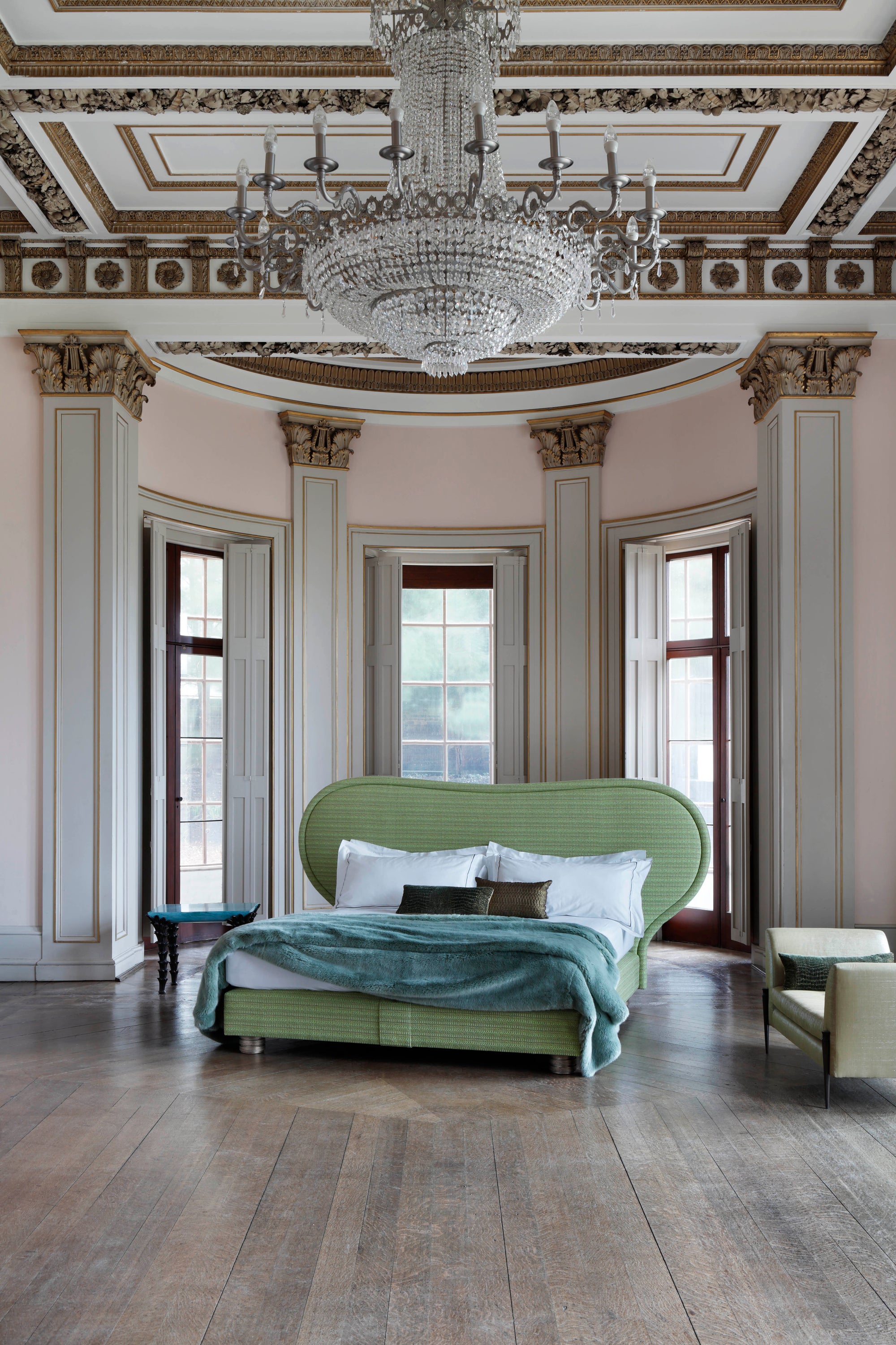 A life style portrait of the Louis bed by Francis Sultana