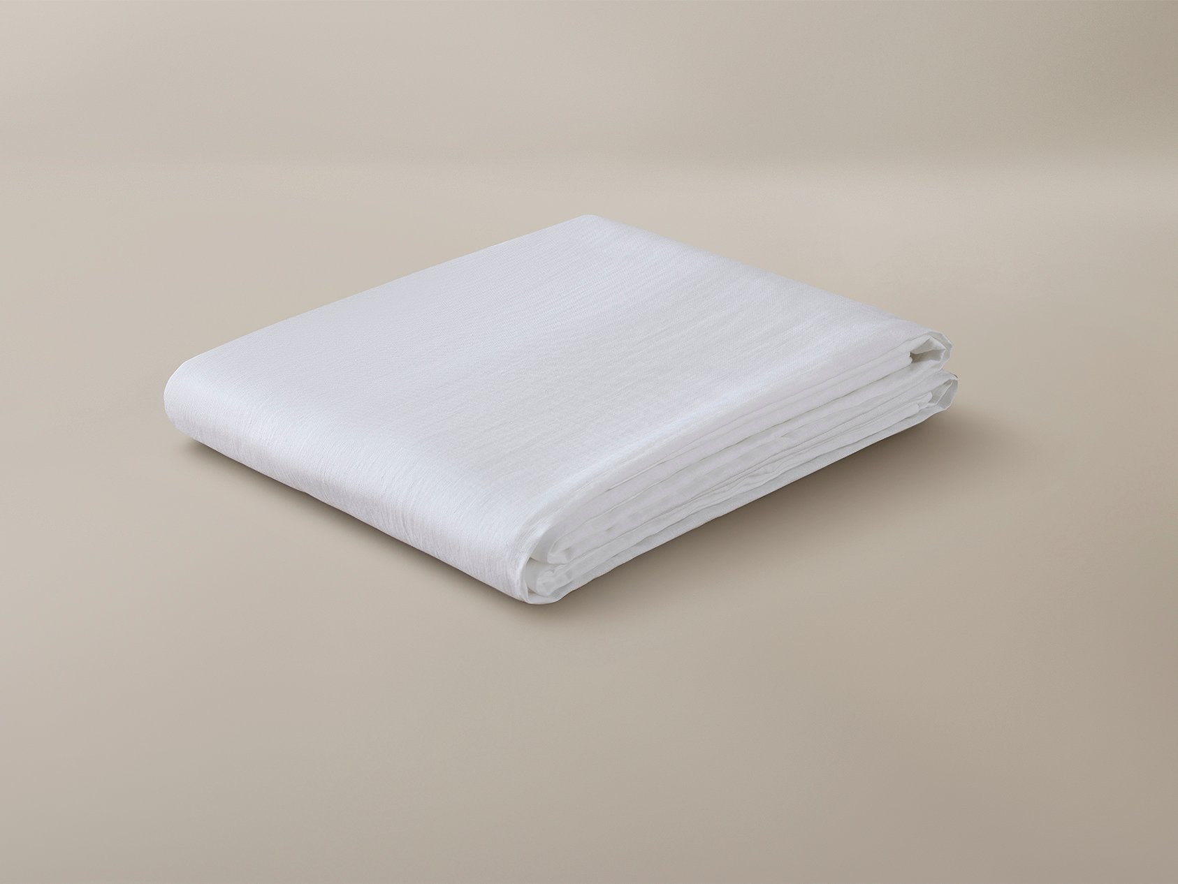 Savoir organic linen folded duvet cover
