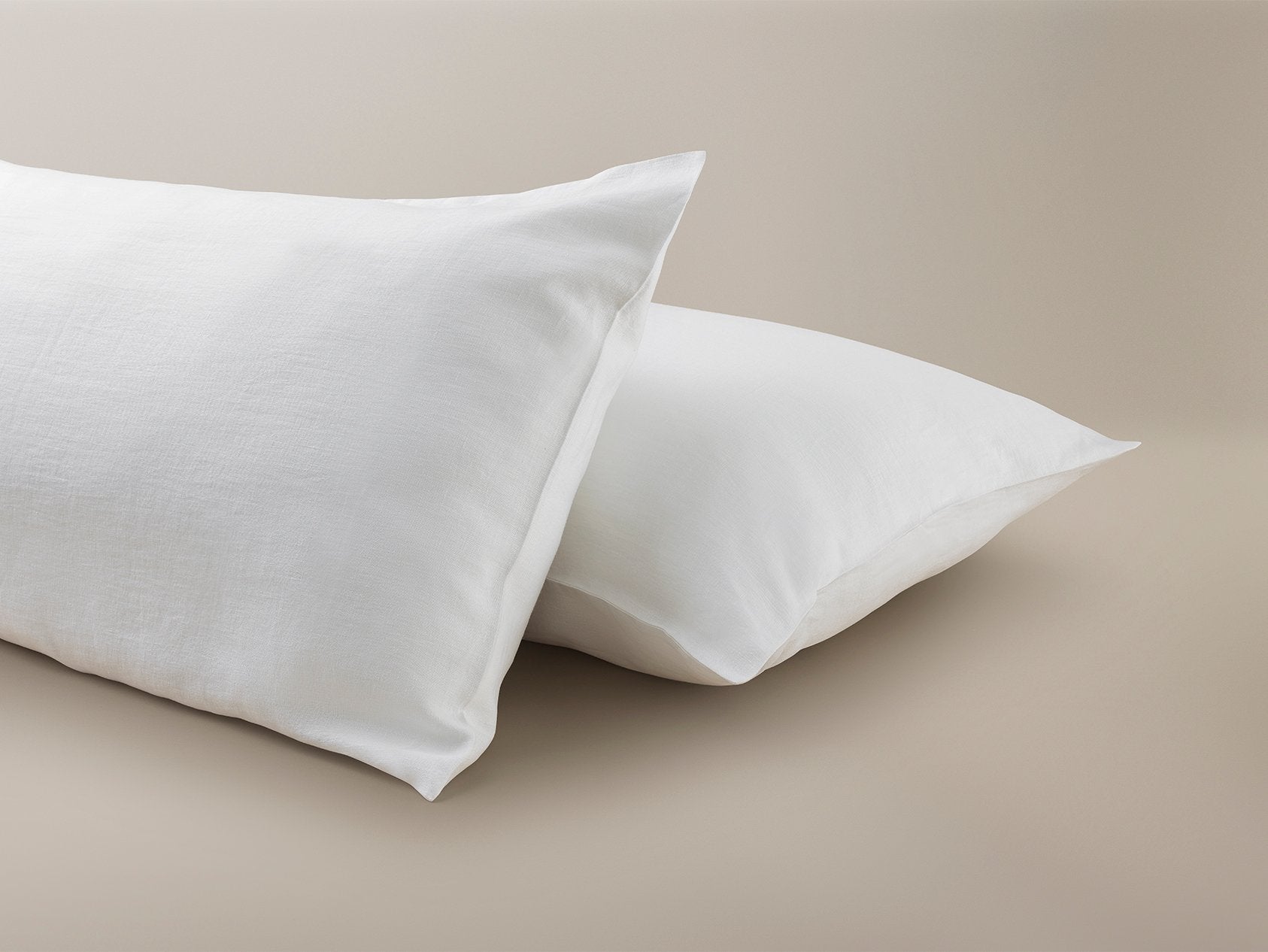 The Organic Linen Pillowcase - White