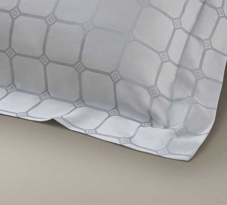 The Trellis Luxury Duvet Cover - Silver