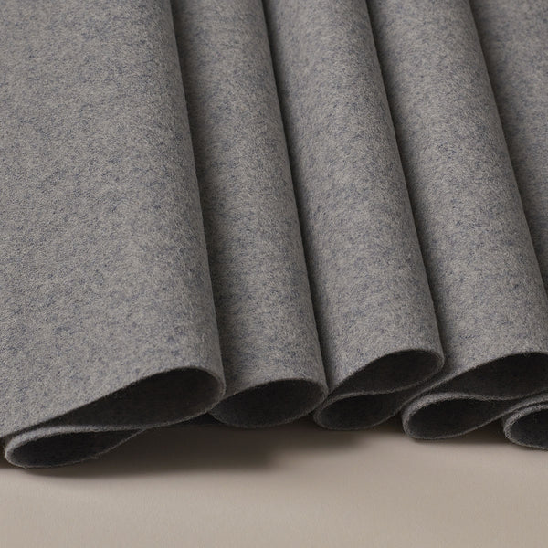 Grey wool fabric