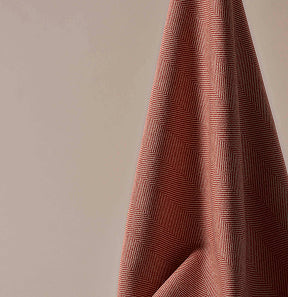 A close up of a small patterned fabric