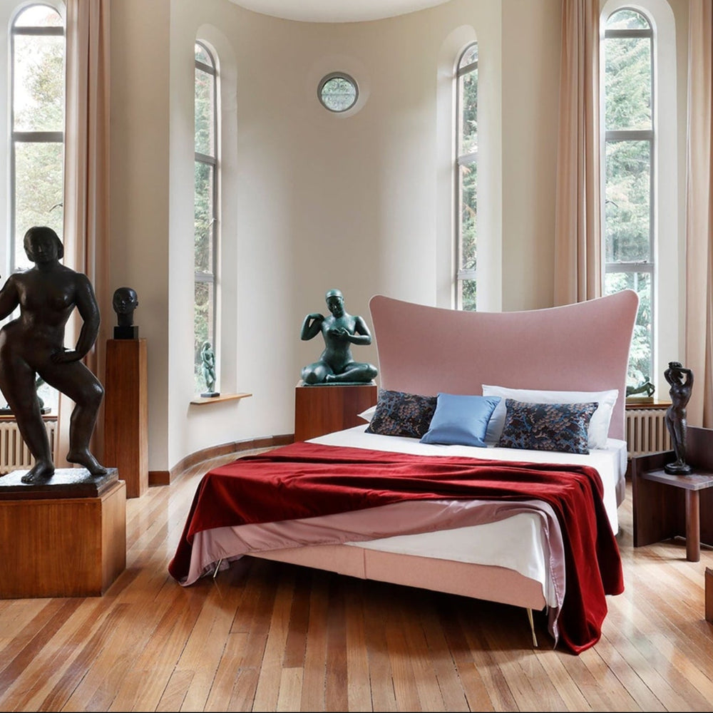 Lifestyle portrait of the Amelia bed