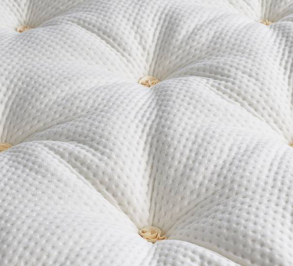 Savoir beds close up of topper for bed no1