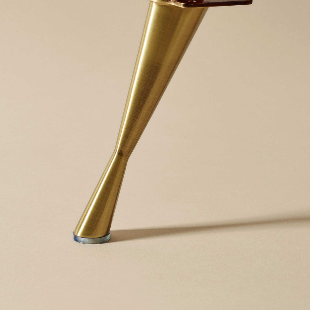 The Harlech leg with a gold finish