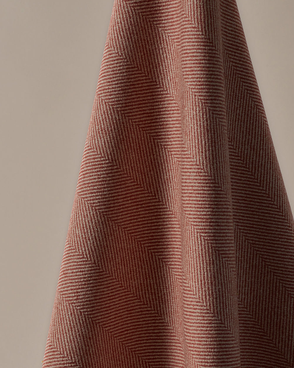 Harlech piped with Herringbone fabric