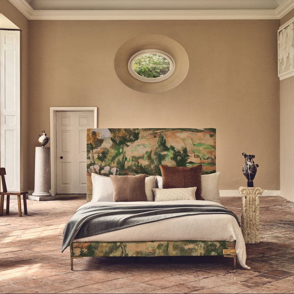 Savoir National Gallery bed with the Hillside in Provence details
