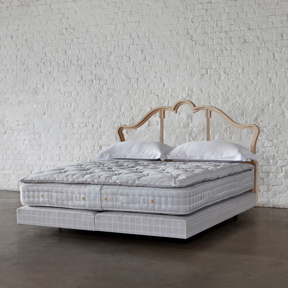 Side view of the Savoir vegan bed