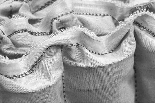 Close-up of a pocket spring