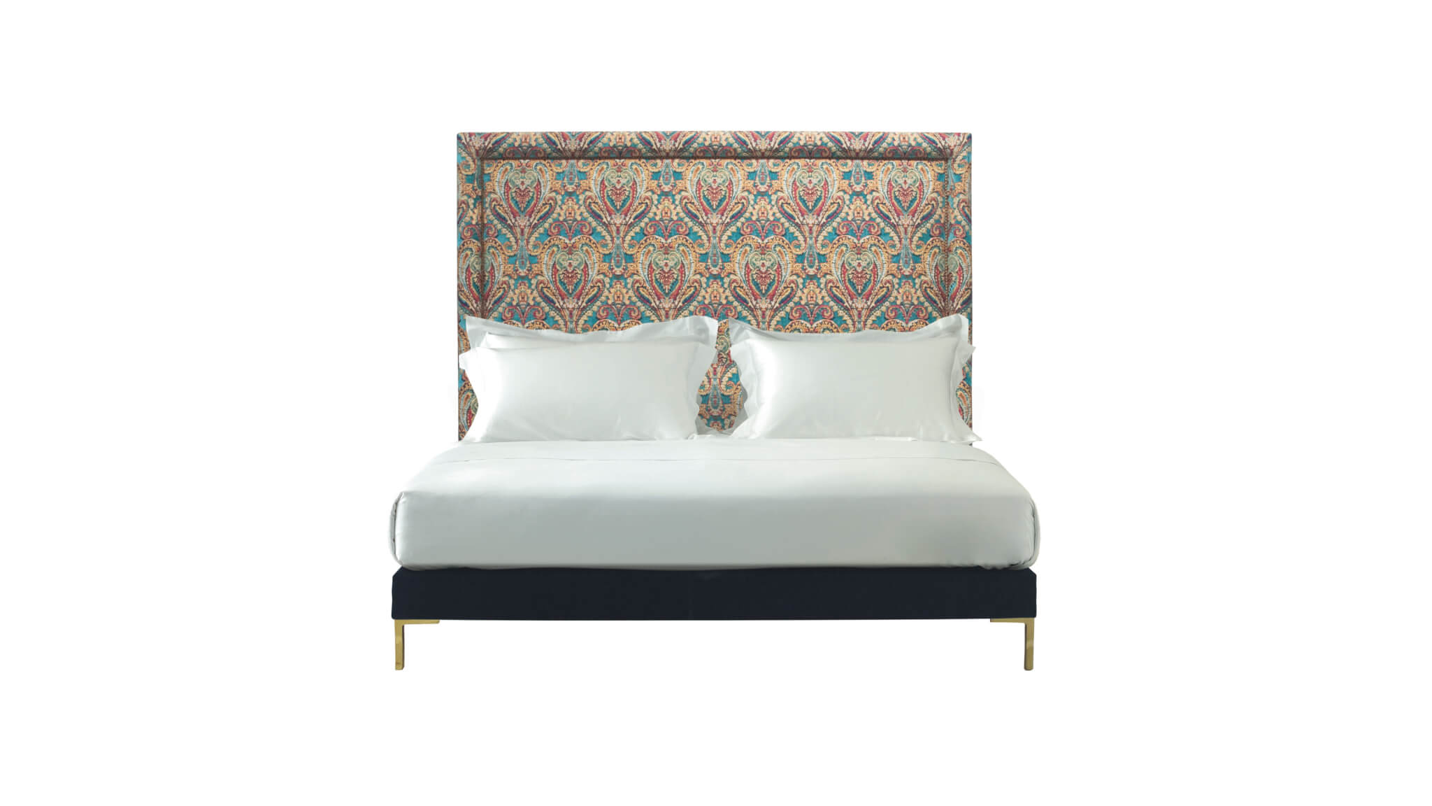 Savoir Felix 14 bed in Mulberry fabric