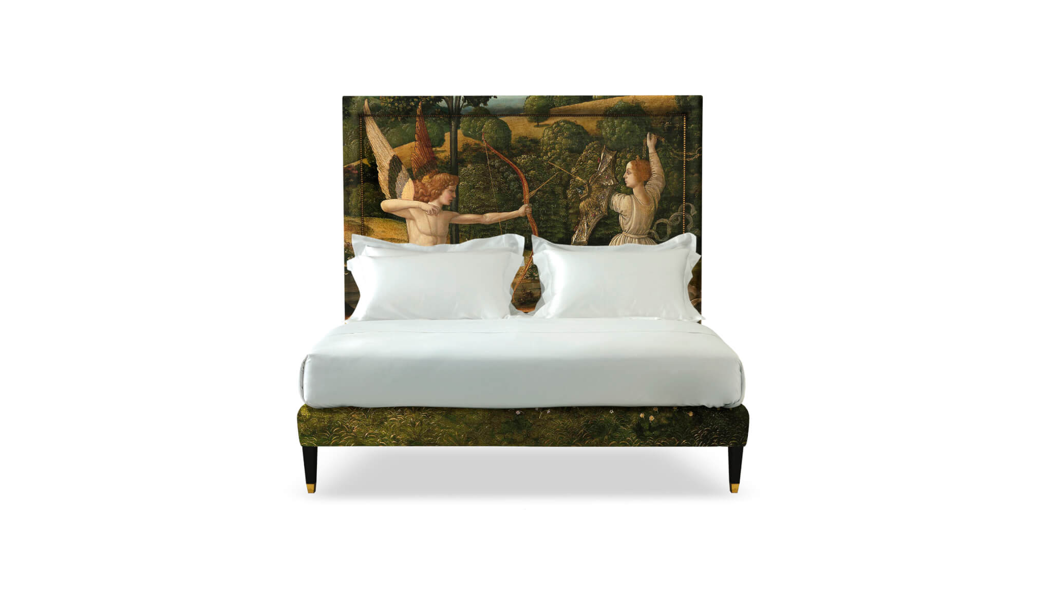 National Gallery collaboration - Combat of Love Felix bed