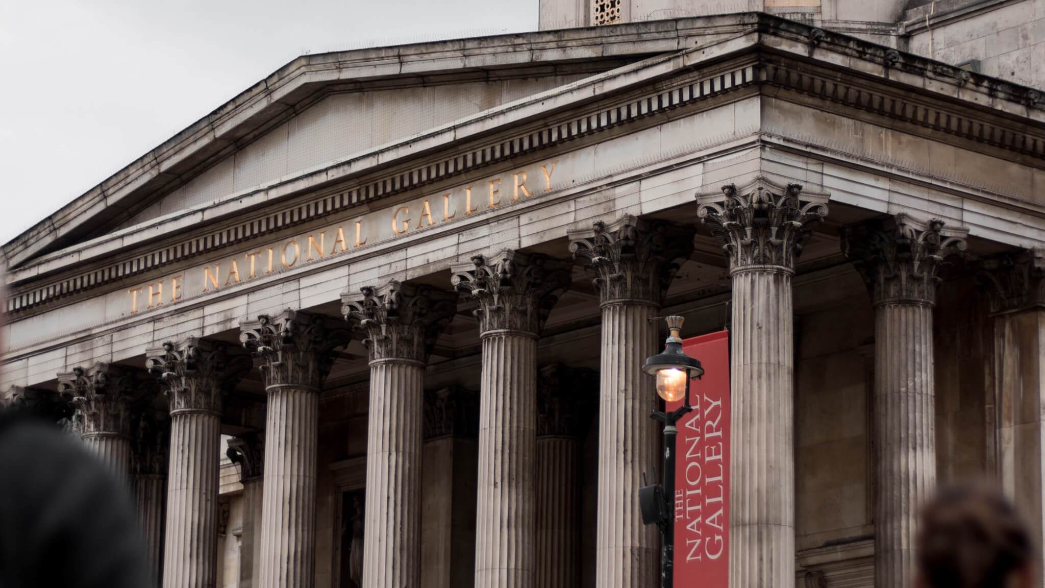 L'extérieur de la National Gallery