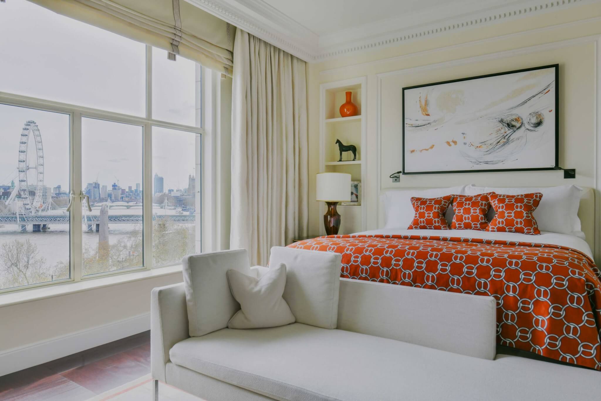 A bedroom at The Greenwich Hotel