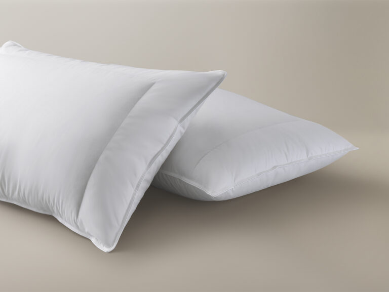 White Siberian Goose Down & Feather Pillow