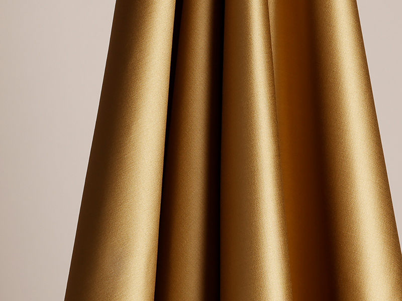 Close up of sateen fabric