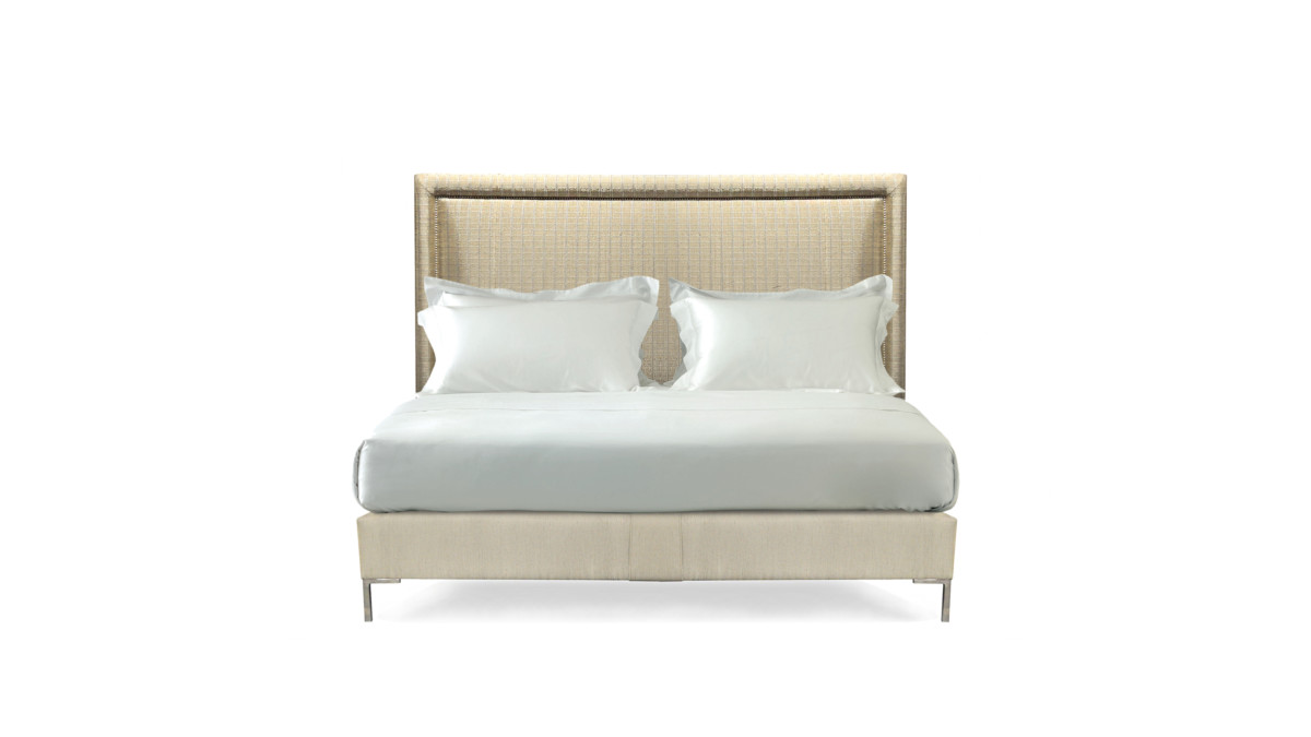 The Felix bed in cream