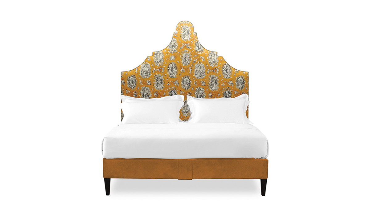 The Claudia bed in yellow