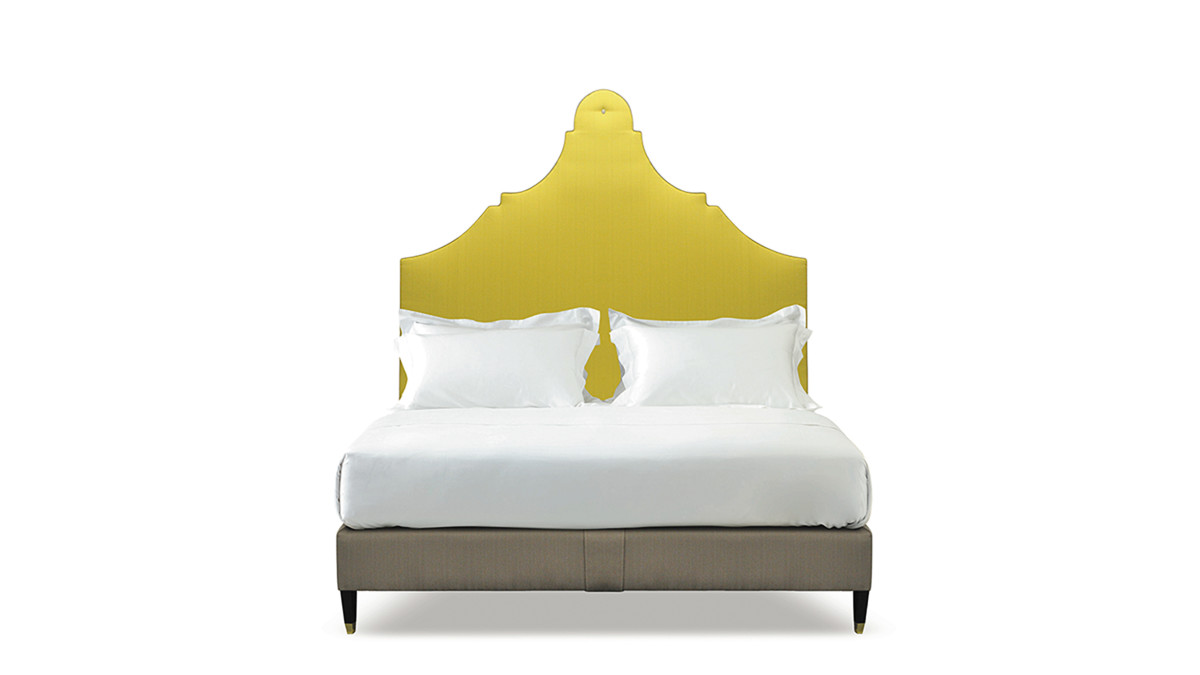 Claudia bed in bright yellow