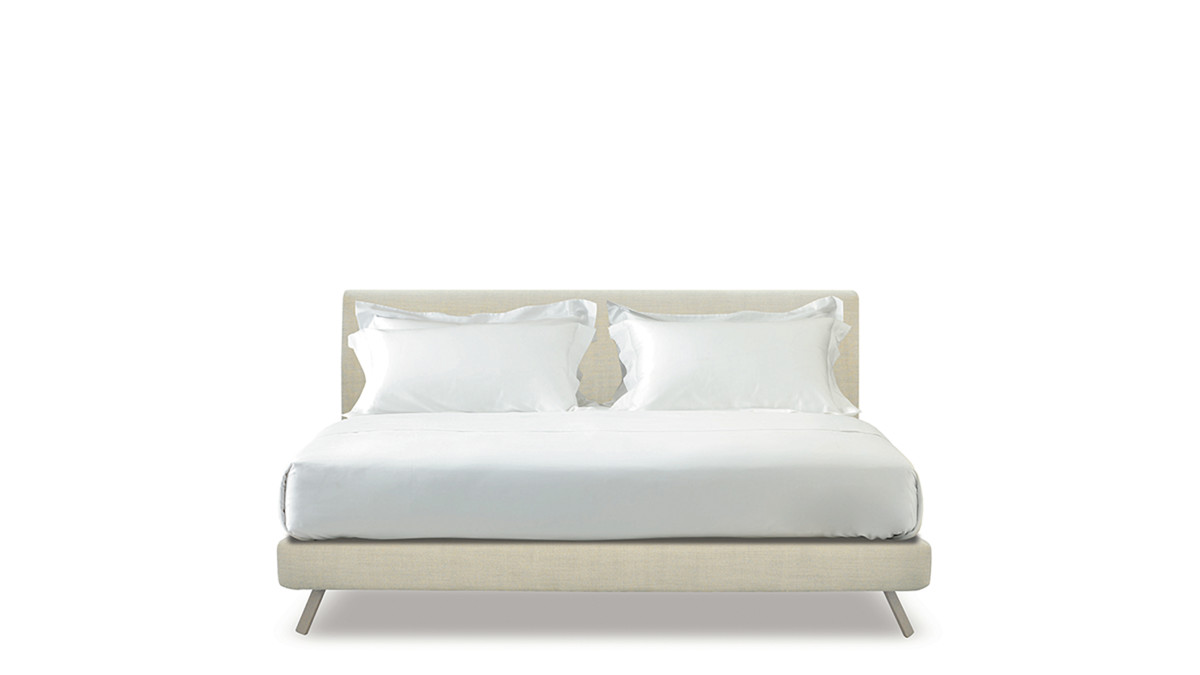 The Ian bed in cream