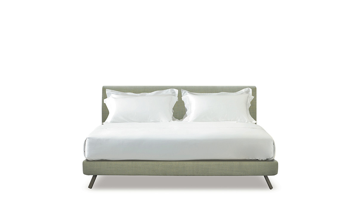 The Ian bed in light green