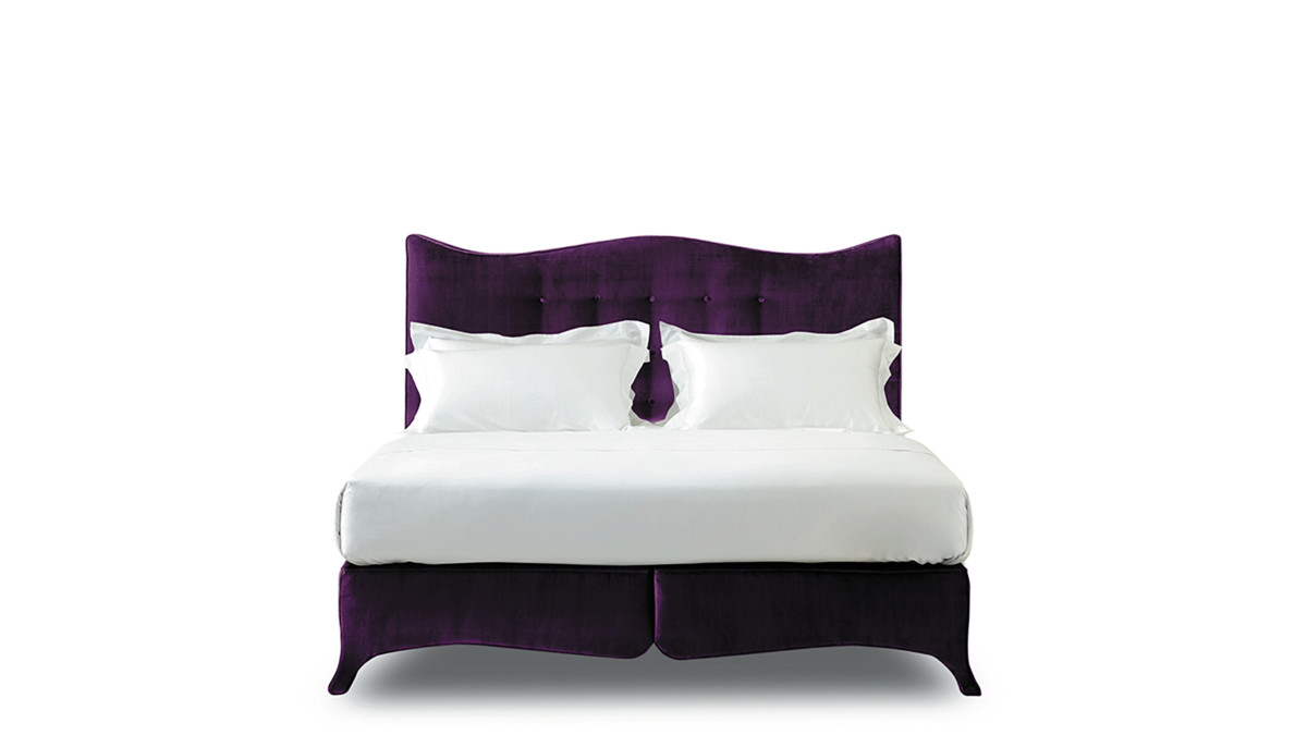 The Penelope bed in purple