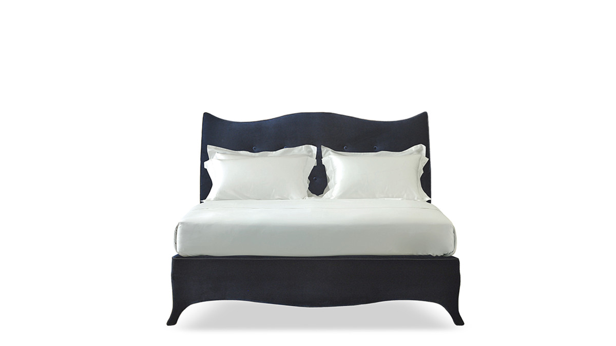 The Penelope bed in navy