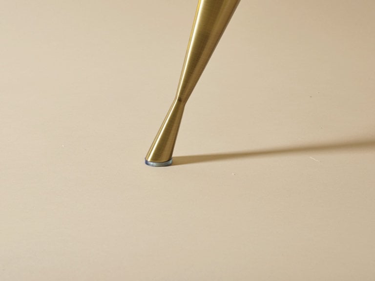 The Harlech leg with a gold finish