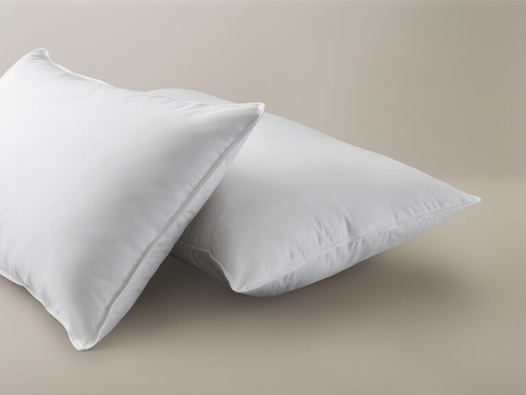 White Canadian Goose Down & Feather Pillow