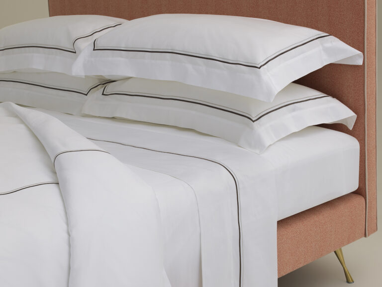 Linen Set Percale - 400 Oxford charcoal cording