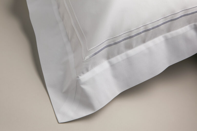 Corner of an oxford pillowcase