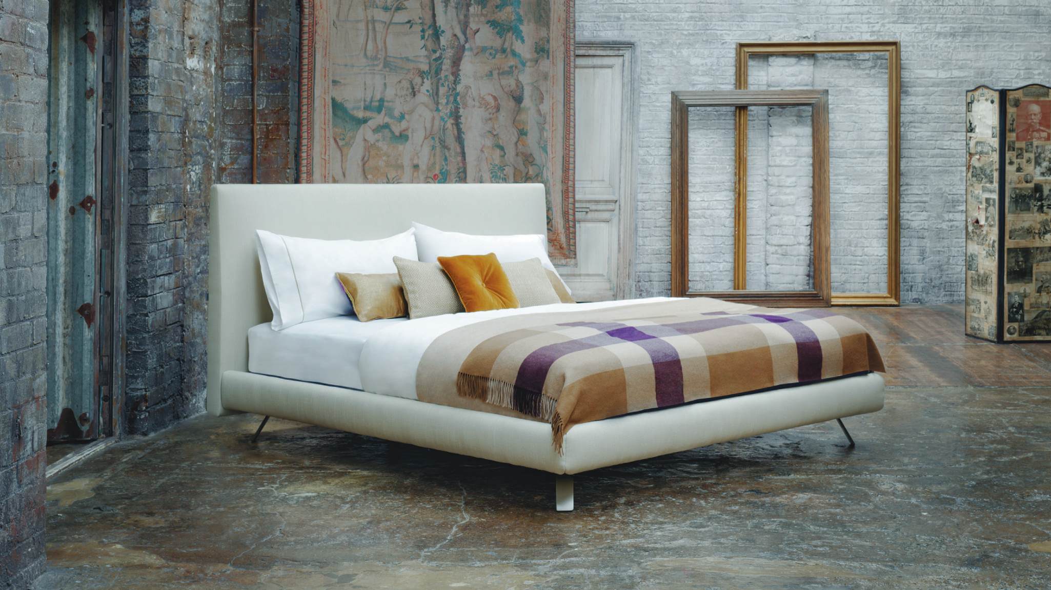 The Ian Design upholstered in linen