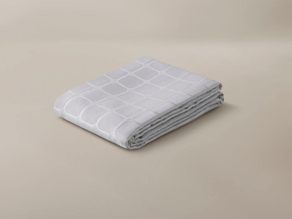 Savoir Trellis Cambridge duvet cover in silver