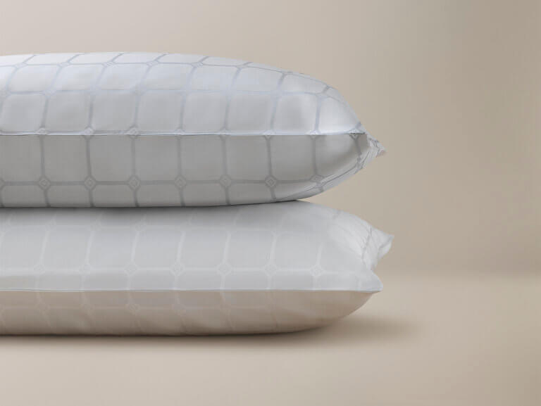 Savoir Trellis pillowcases stacked